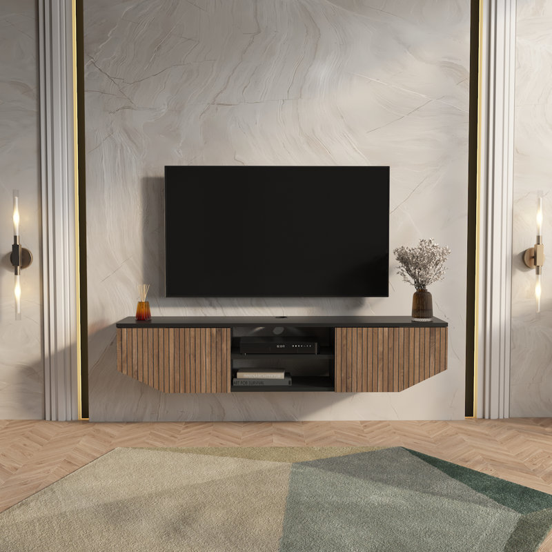 Hera TV Unit For TVs Up To 55 Inch, Black