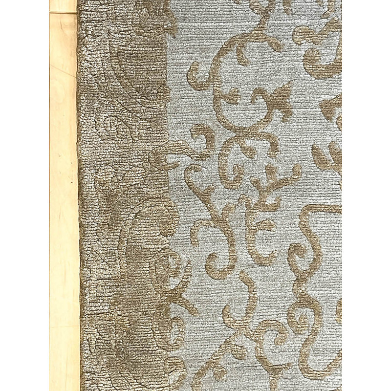 Fiesole Hand-Knotted Area Rug in Sprig, Runner 3' x 12'