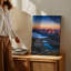 Toile, "Un paysage de montagne à couper le souffle au coucher du soleil"-238295385