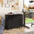 C-black 30.8“ Wide 5 Drawer Mobile File Cabinet-61177227