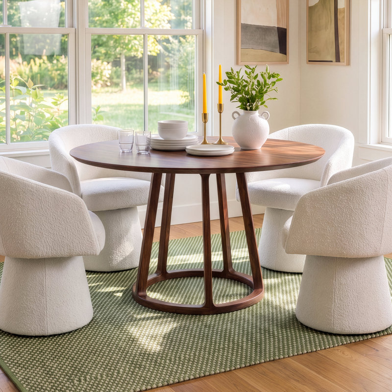 Octavian 47" Solid Wood Dining Table