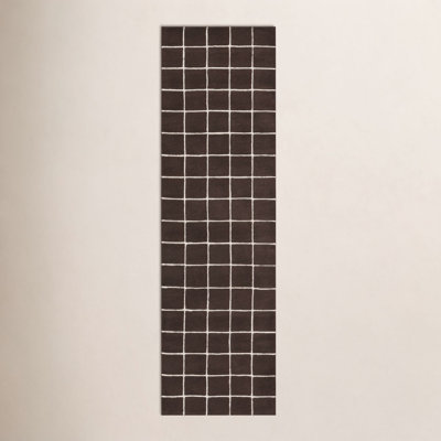 Montara Brown Hand-Tufted Geometric Wool Rug