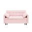 Chaise pliante en rose - dossier réglable et structure en bois massif éponge respirante pour tous les décors modernes