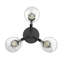 Luminaire d'intérieur semi-encastré Lantier avec verre transparent