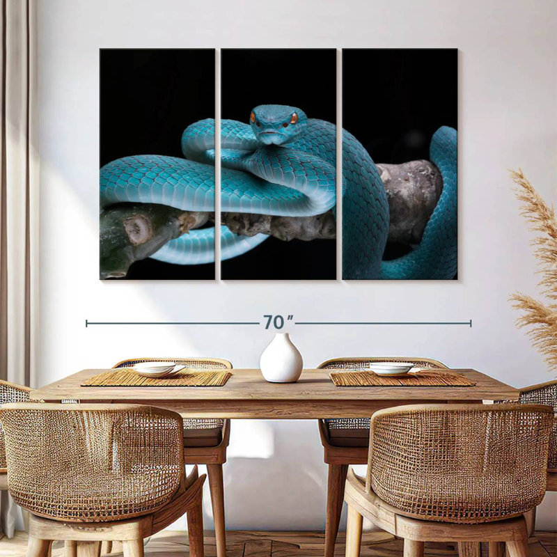 Brampt Snake On Branch, 42" H x 65" W