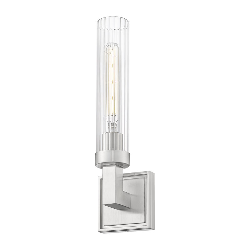 Applique murale 1 lumière Mortola, Nickel brossé