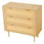 Commode 3 tiroirs en rotin