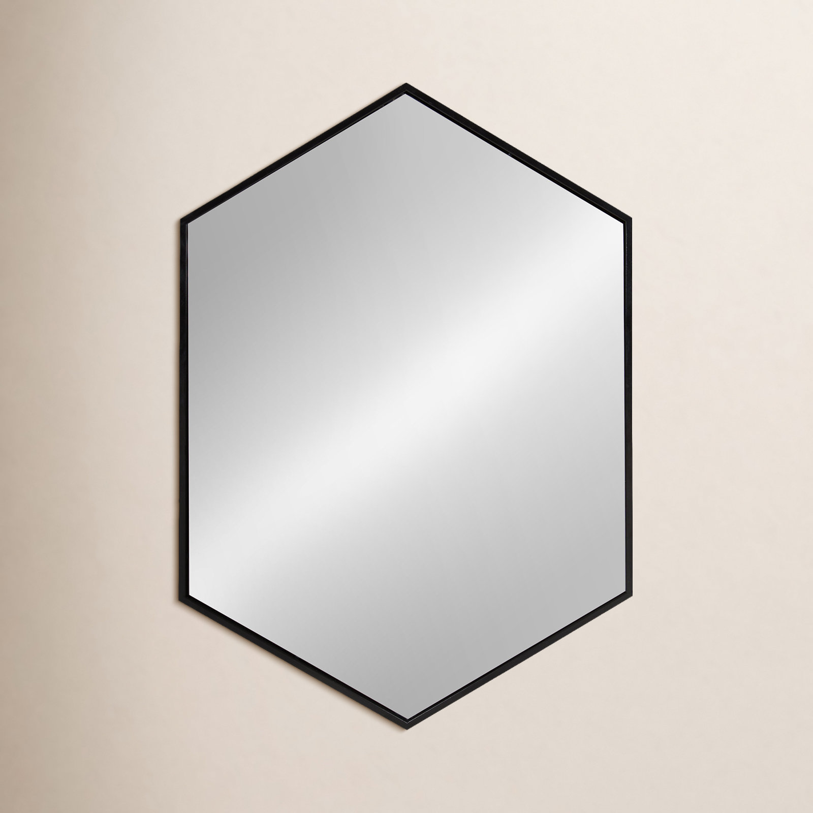 Breckler Accent Mirror, Black, 31" x 22"