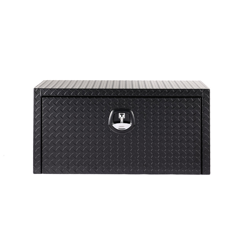 36 po, aluminium, coffre à outils, joint de protection, loquet moulé, fixation universelle, coffre à outils profilé sous le lit, coffre de remorque imperméable, profil compact, rangement efficace