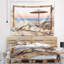 Tapisserie de sièges de plage à effet de mer encadré mer-28501855