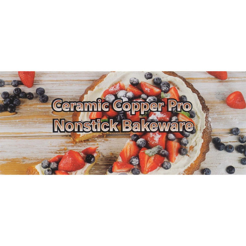 Gourmet Edge 6 Piece Non-Stick Ceramic Bakeware Set