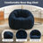 Bean Bag Chairs For Adults, Comfy Beanbag Giant Bean Bag Chair With Spacious Design Bean Bag Couch With Armrest, Large Bean Bag Chair With Memory Foam Filler For Living Room Bedroom-2043007562