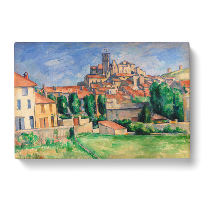 Gardanne Vol.2 by Paul Cezanne - Wrapped Canvas Painting, 40cm H x 60cm W x 3cm D