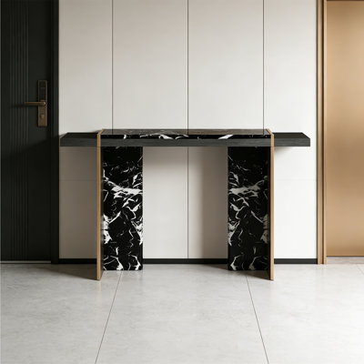 Marble Top Modern Console Table