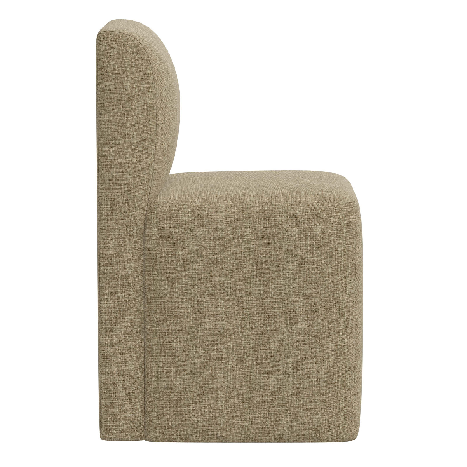 Mendy Linen Parsons Dining Chair, Zuma Natural Textured Linen