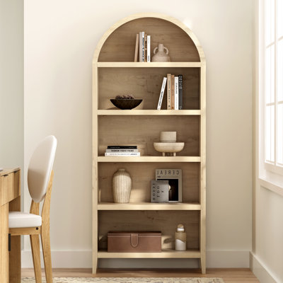 Bookcase Storage Display Cabinet With 5 Shelves by Latitude Run