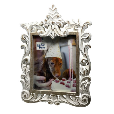 Royal Orleans Brown Wood Embossed Picture Frame
