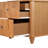 Mid-Century Modern Fluted Nightstand With 2 Drawers & Metal Handle-1569276685-1569276684
