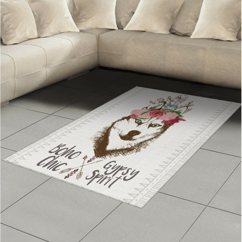 Tapis décoratif Aztec, Rectangle— 4 pi x 5 pi 8 po