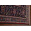 Tapis rose en laine noué à la main de conception unique de style années 70 7 pi 11 po x 10 pi 11 po Rodricka