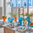 Mustique Marbleized Acrylic Table Vase