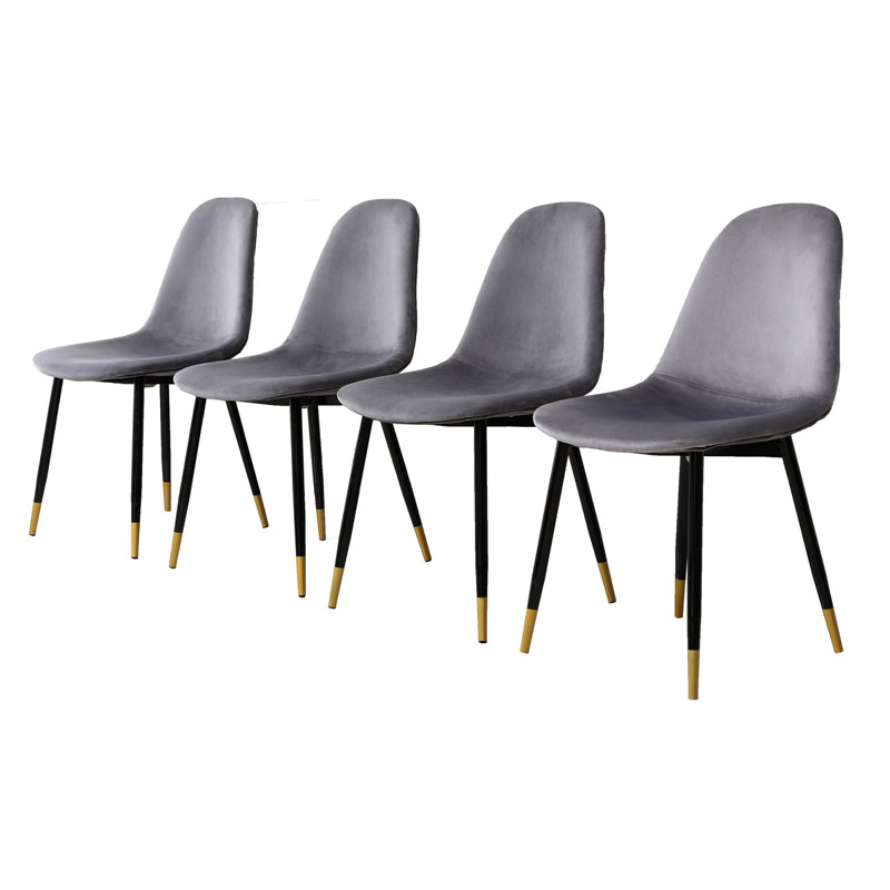 Chaises de salle à manger Lassan, Gris