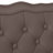 Vidaxl Chesterfield Bench Brown 47.05 X 25.39 X 29.53 In Faux Leather-1331727813