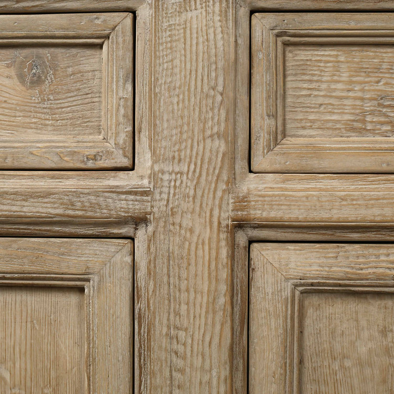 93'' W Solid Wood Sideboard, Natural