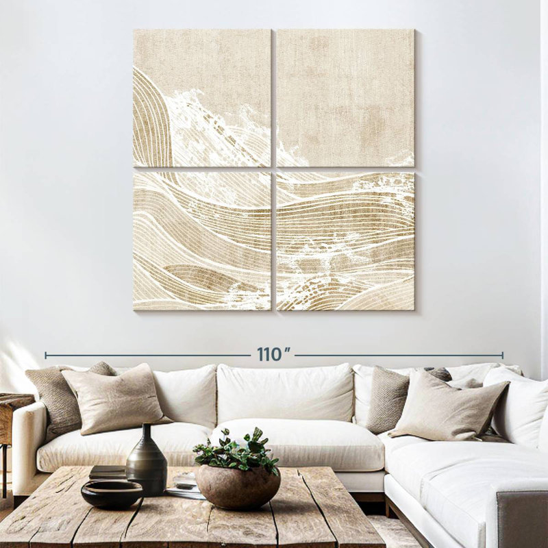 Avery Tidal Waves I, 74'' H x 74'' W