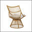 Chaise avec dossier haut ELAINE WICKER