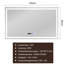 Cornatzer Lighted Aluminium Framed Wall Accent Mirror in Silver-420425490
