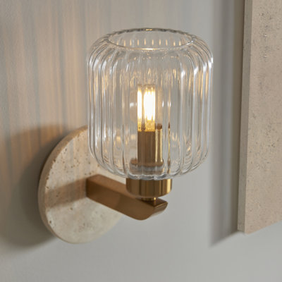 Tarlo Ribbed Wall Sconce