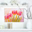 Tulipes rouges, impression sur toile tendue-29506912