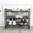 3-Tier Adjustable Shoe Rack, Freestanding Shoe Storage Organizer With Storage Shelves