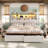 Wood Full Bed Frame with 6 Drawers and Spacious Storage Headboard Farmhouse LED Metal Platform Bed with Charging Station No Boxing Need-255102226-253110981
