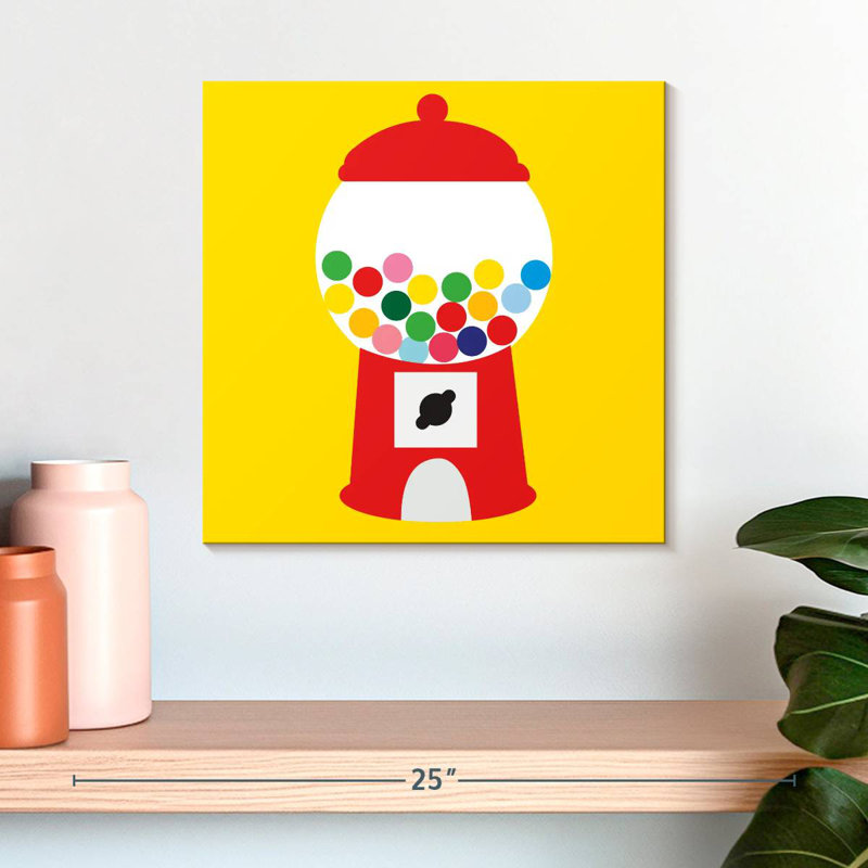 Ashelle Gumball Machine, 16" H x 16" W