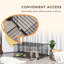 DIY Pet Playpen Cage 22 Piece withDoor Bunny Chinchilla Hedgehog Guinea Pig