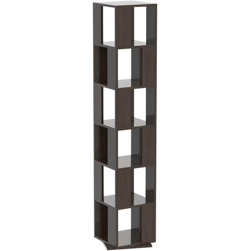 190cm H x 34cm W Bookcase, Dark Walnut