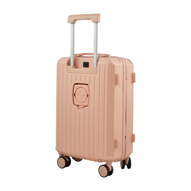 20-Inch Travel Suitcase with Combination Lock