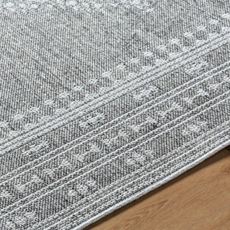 Markevis Machine Woven Area Rug, Rectangle 6'6" x 9'