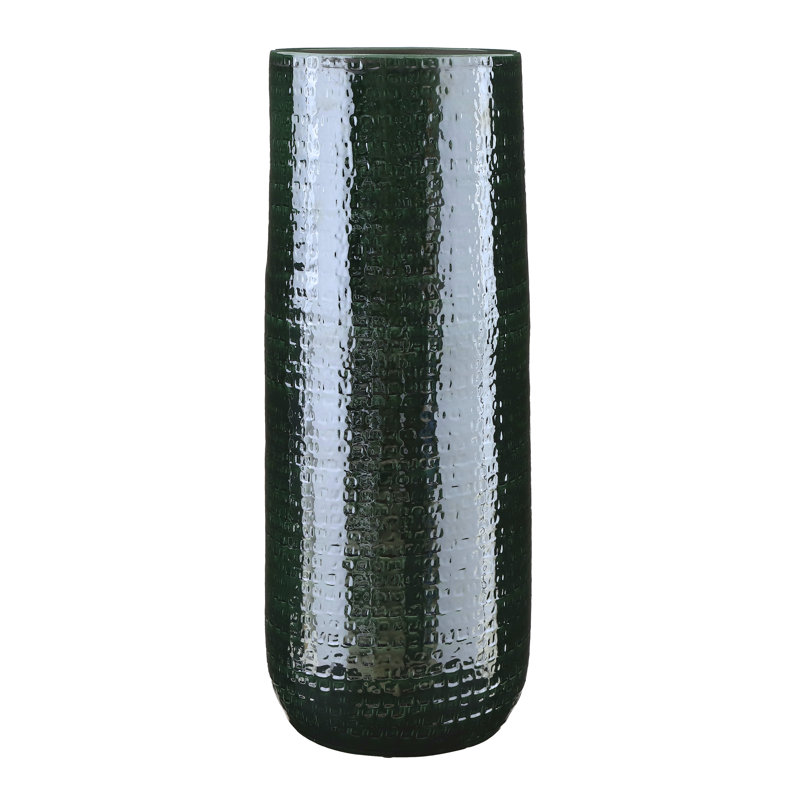 Barrian Porcelain Table Vase, 27.5" H x 11" W x 11" D, Gray