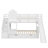 Twin Over Twin Castle Style Bunk Bed With Drawers，Shelves-2029026749