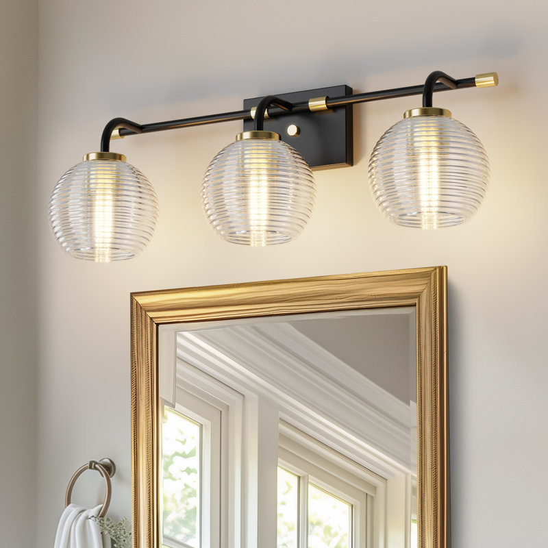 Luminaire de salle de bain 3 lumières Chmura Modern