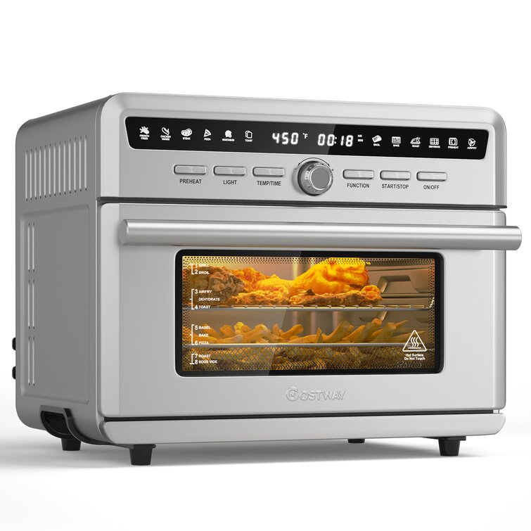 COMFEE' 12-in-1 Toaster Oven Air Fryer Combo Rotisserie, Countertop  Convection Toaster 25L/26.4QT 6 Slice & Reviews