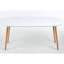 Table extensible avec plateau et pieds en métal pour la salle à manger, le bureau, le café, 100/140 / 180X100x75cm, conception réfléchie, salle à manger blanc mat, café extensible, plateau, pieds, look agréable,-121070794