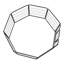 60cm H Iron Exercise Pen