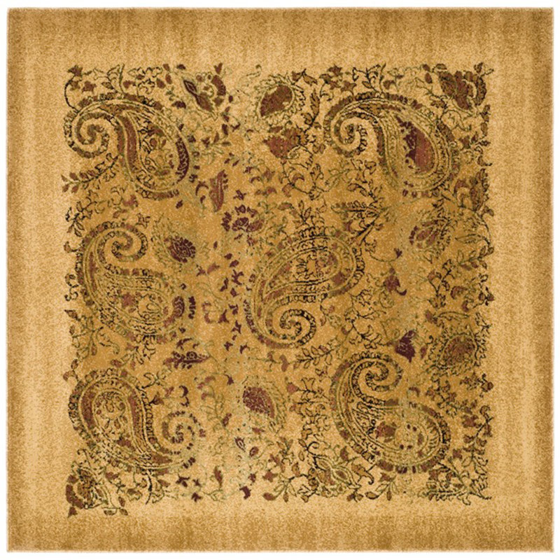 Klose Performance Paisley Rug, Square 7'