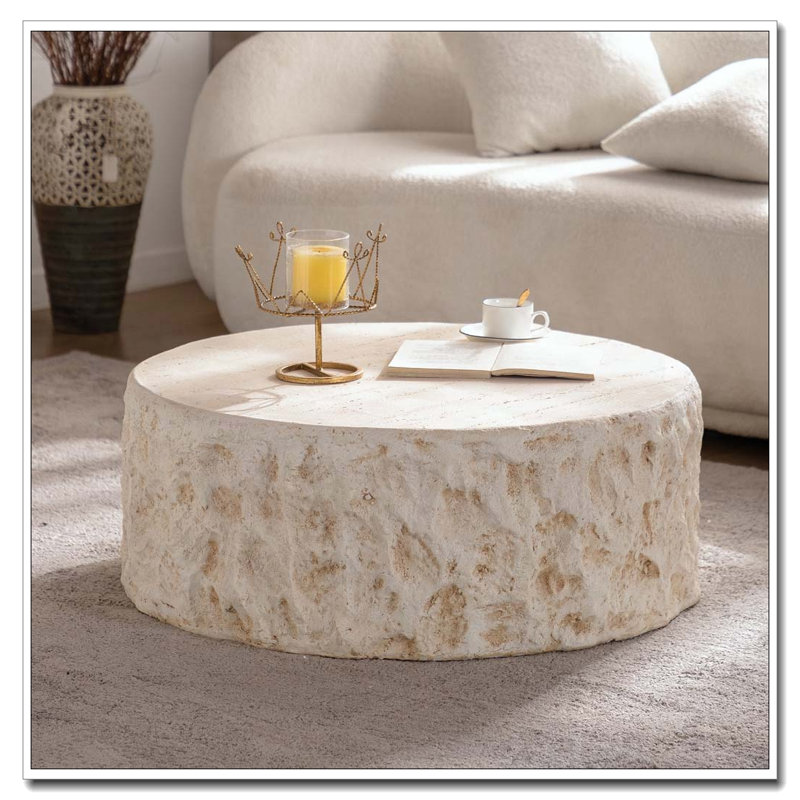 Table basse ronde Mgo Vintage