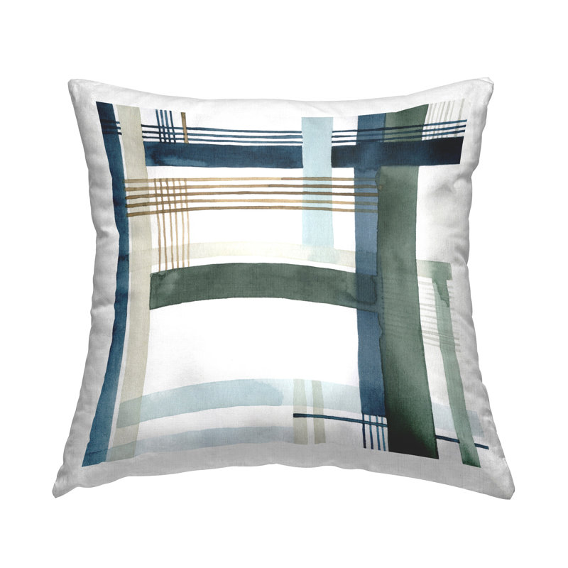 Design de coussin décoratif moderne à motif tissé par Grace Popp