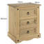 Mauldin 3 Drawer Bedside Table-123415020